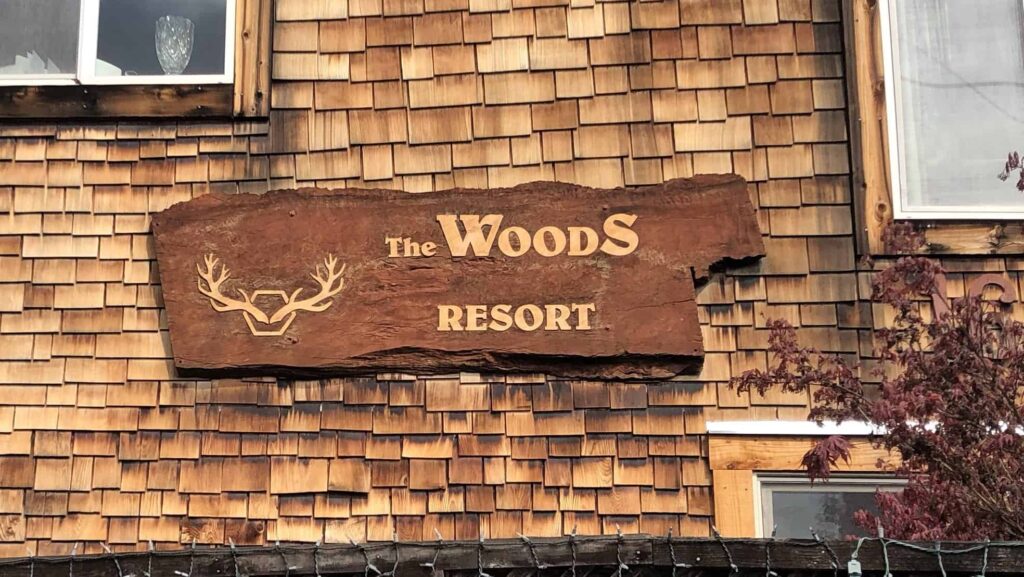 The Wods old sign