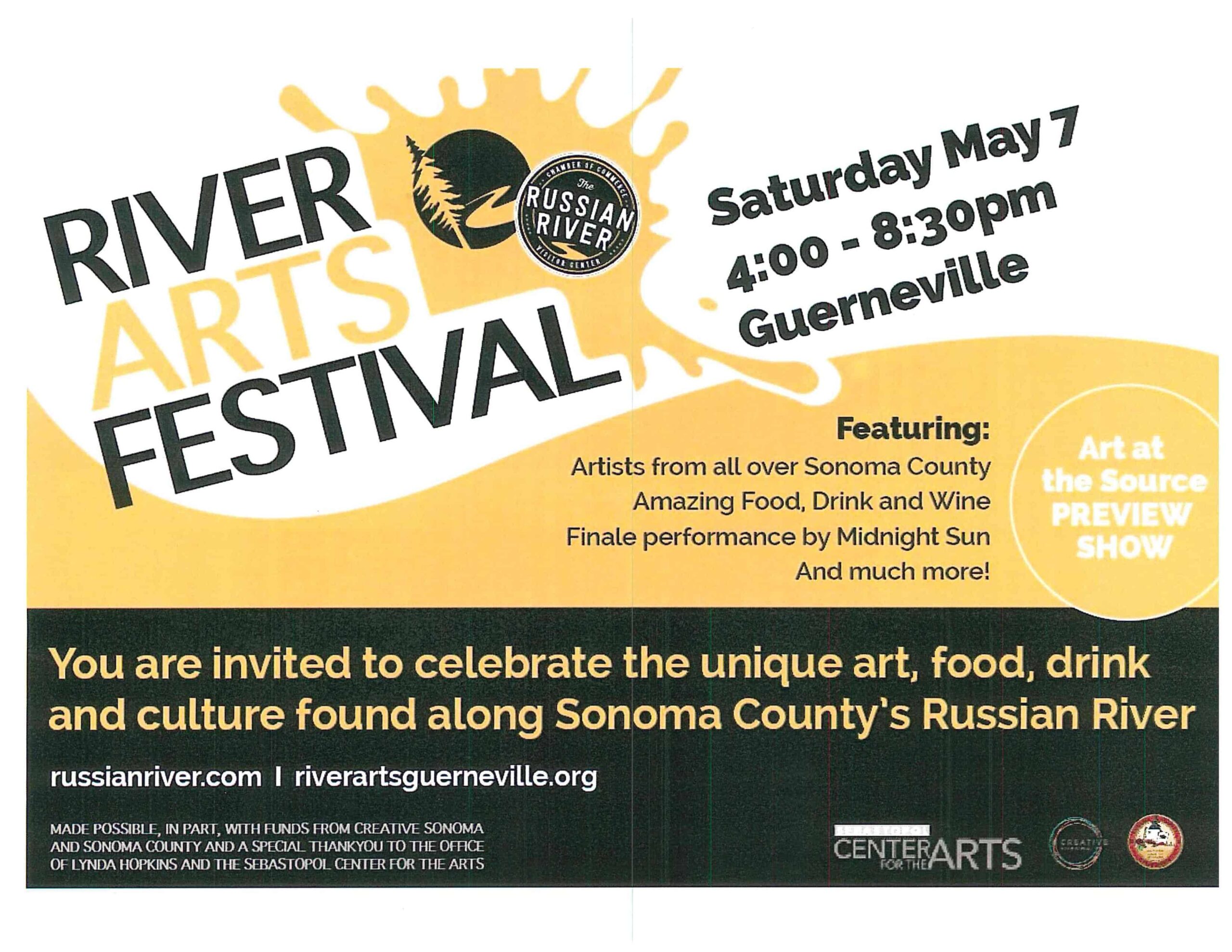 River Arts Festival and Art at the Source Preview Show